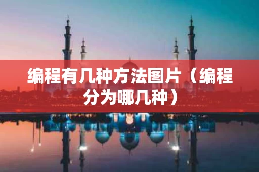 编程有几种方法图片（编程分为哪几种）