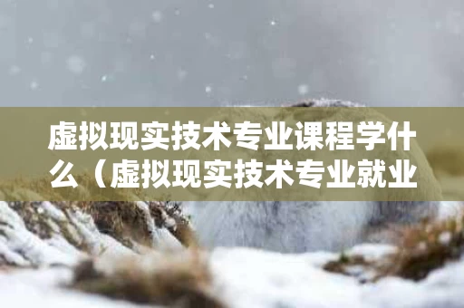 虚拟现实技术专业课程学什么（虚拟现实技术专业就业前景好吗）