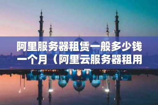 阿里服务器租赁一般多少钱一个月（阿里云服务器租用价格表一个月）