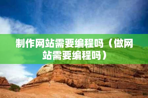 制作网站需要编程吗（做网站需要编程吗）