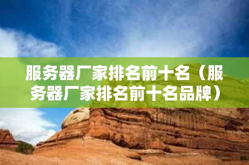 服务器厂家排名前十名（服务器厂家排名前十名品牌）
