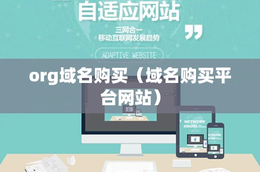 org域名购买（域名购买平台网站）