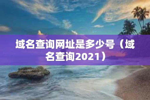 域名查询网址是多少号（域名查询2021）
