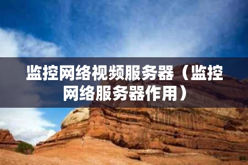 监控网络视频服务器（监控网络服务器作用）