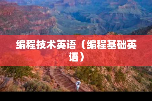 编程技术英语（编程基础英语）