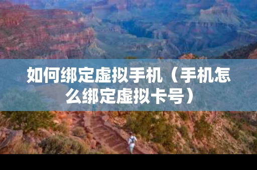 如何绑定虚拟手机（手机怎么绑定虚拟卡号）