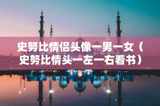 史努比情侣头像一男一女（史努比情头一左一右看书）