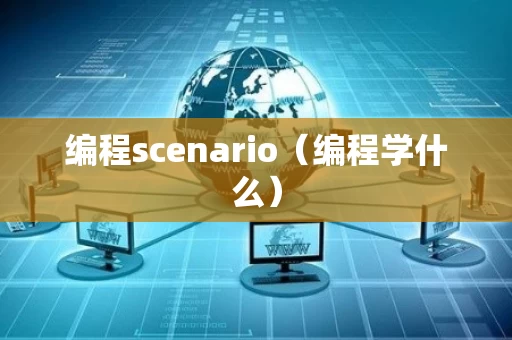 编程scenario（编程学什么）