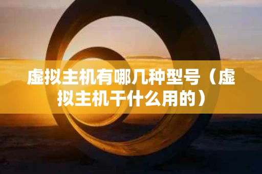 虚拟主机有哪几种型号（虚拟主机干什么用的）