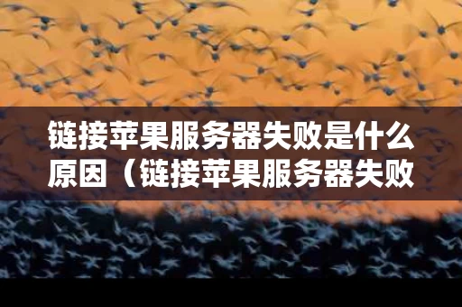 链接苹果服务器失败是什么原因（链接苹果服务器失败是什么原因呢）