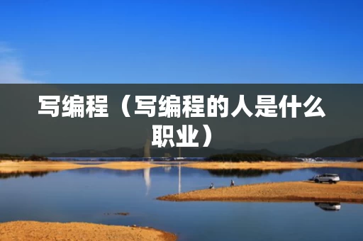 写编程（写编程的人是什么职业）