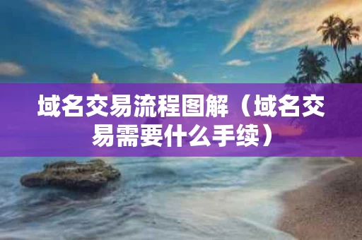 域名交易流程图解（域名交易需要什么手续）