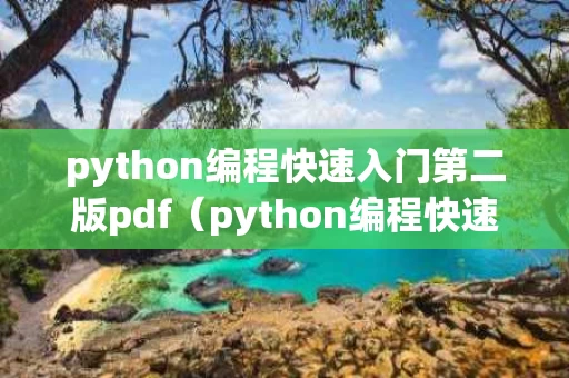 python编程快速入门第二版pdf（python编程快速入门 pdf）