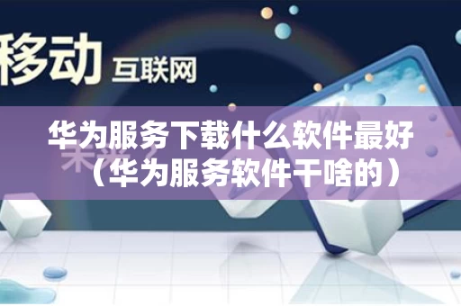 华为服务下载什么软件最好（华为服务软件干啥的）
