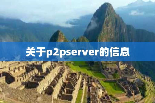 关于p2pserver的信息