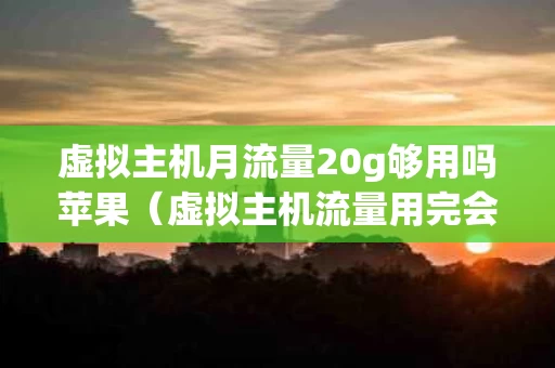 虚拟主机月流量20g够用吗苹果（虚拟主机流量用完会怎么样）