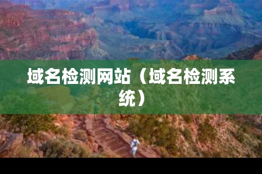 域名检测网站（域名检测系统）