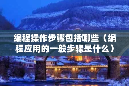 编程操作步骤包括哪些（编程应用的一般步骤是什么）