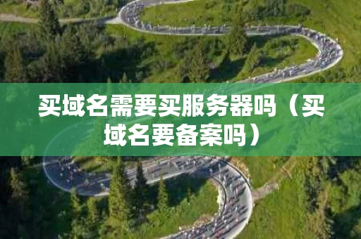 买域名需要买服务器吗（买域名要备案吗）