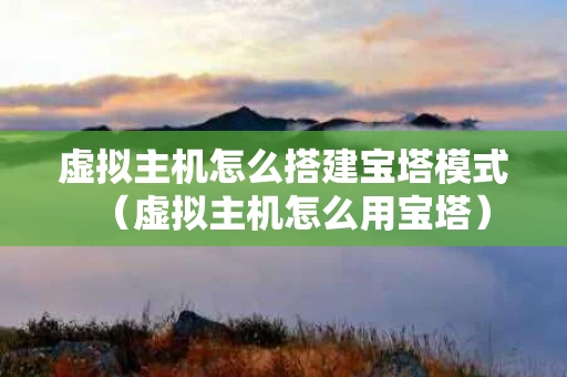 虚拟主机怎么搭建宝塔模式（虚拟主机怎么用宝塔）