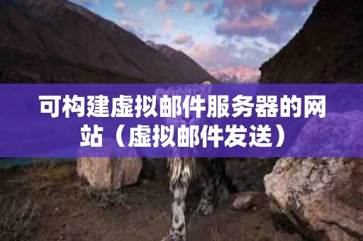 可构建虚拟邮件服务器的网站（虚拟邮件发送）