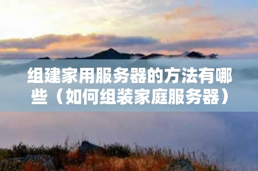 组建家用服务器的方法有哪些（如何组装家庭服务器）