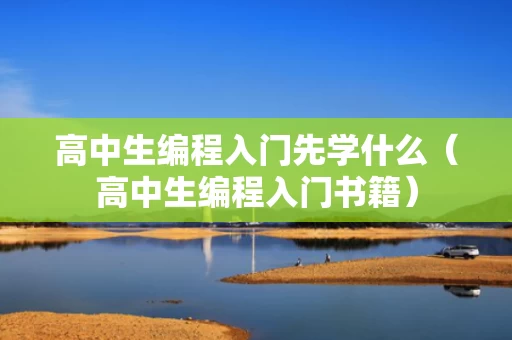 高中生编程入门先学什么（高中生编程入门书籍）