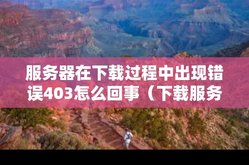 服务器在下载过程中出现错误403怎么回事（下载服务器错误是什么意思）