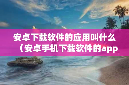 安卓下载软件的应用叫什么（安卓手机下载软件的app叫什么）