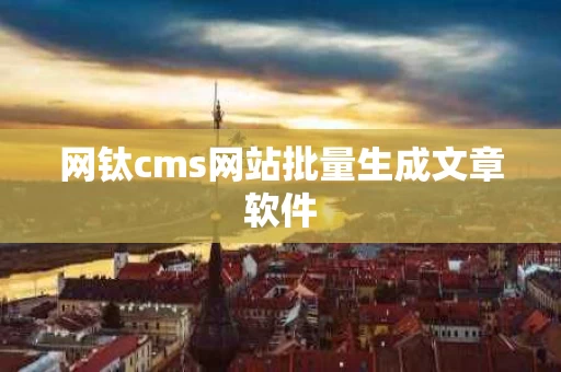 网钛cms网站批量生成文章软件