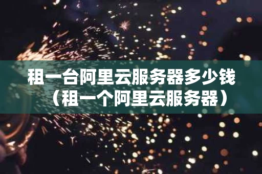 租一台阿里云服务器多少钱（租一个阿里云服务器）