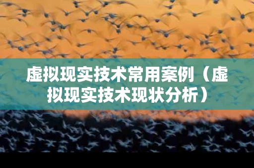 虚拟现实技术常用案例（虚拟现实技术现状分析）