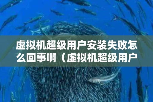 虚拟机超级用户安装失败怎么回事啊（虚拟机超级用户权限有什么用）