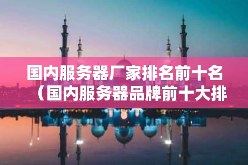 国内服务器厂家排名前十名（国内服务器品牌前十大排名）