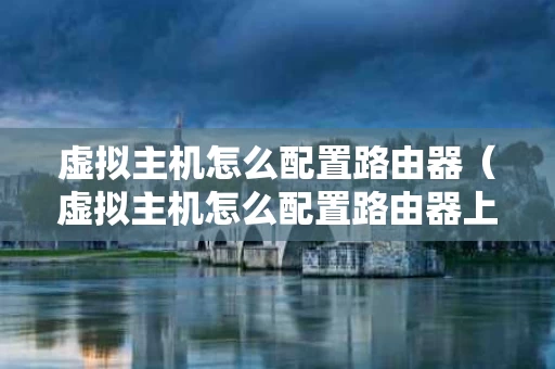 虚拟主机怎么配置路由器（虚拟主机怎么配置路由器上网）