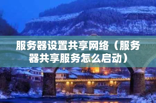 服务器设置共享网络（服务器共享服务怎么启动）