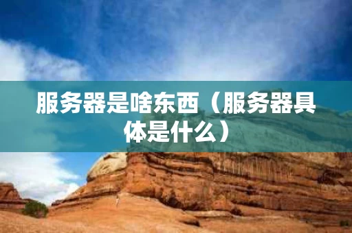 服务器是啥东西（服务器具体是什么）