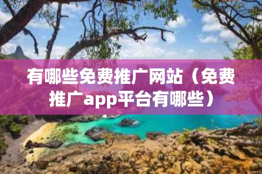 有哪些免费推广网站（免费推广app平台有哪些）