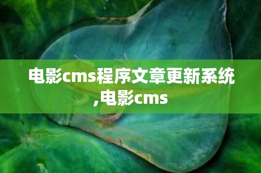 电影cms程序文章更新系统,电影cms