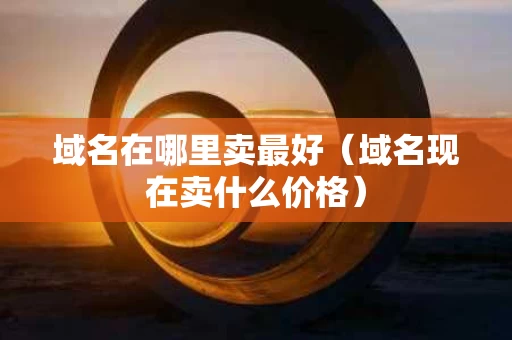 域名在哪里卖最好（域名现在卖什么价格）