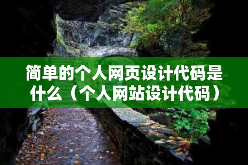 简单的个人网页设计代码是什么（个人网站设计代码）