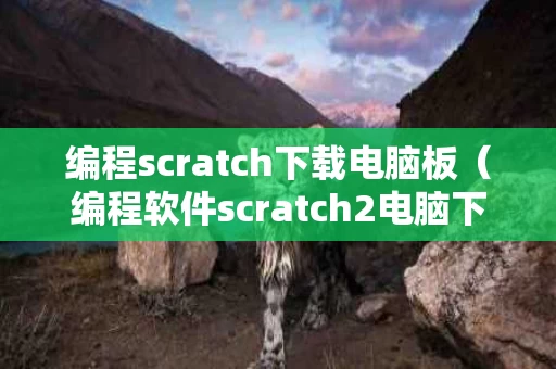 编程scratch下载电脑板（编程软件scratch2电脑下载）