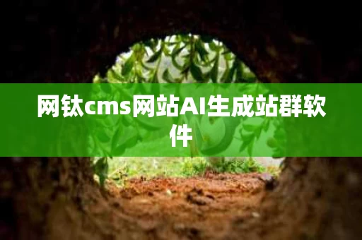 网钛cms网站AI生成站群软件