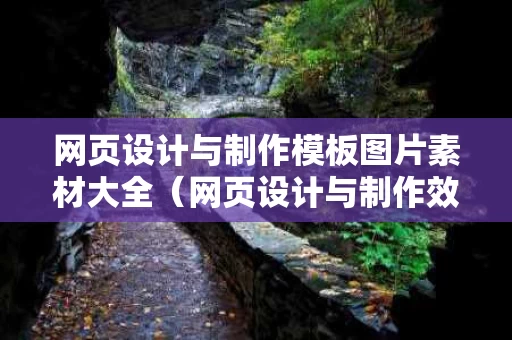 网页设计与制作模板图片素材大全（网页设计与制作效果图）