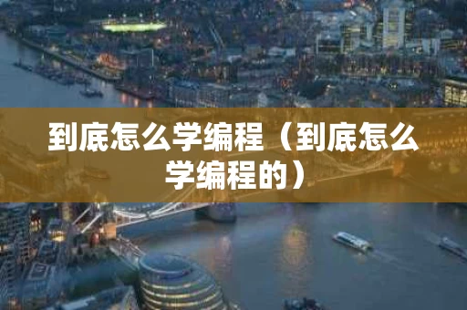 到底怎么学编程（到底怎么学编程的）