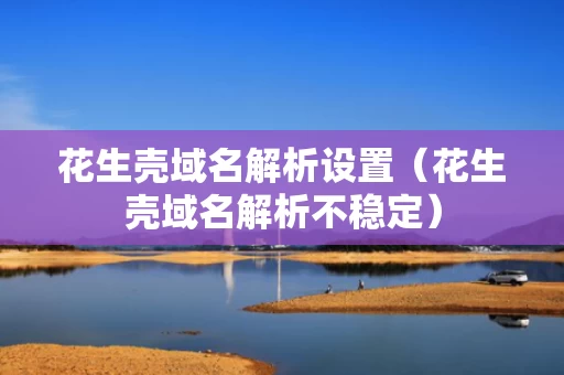 花生壳域名解析设置（花生壳域名解析不稳定）