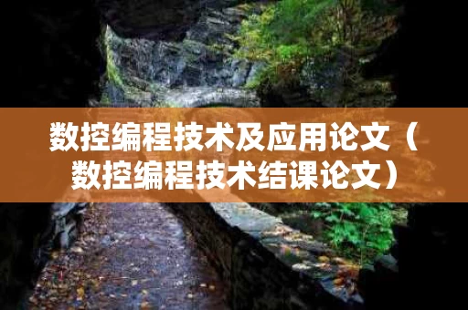 数控编程技术及应用论文（数控编程技术结课论文）