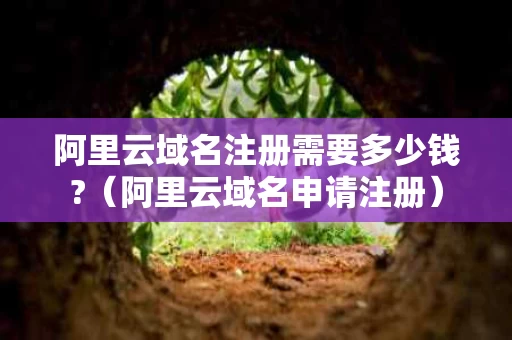 阿里云域名注册需要多少钱?（阿里云域名申请注册）