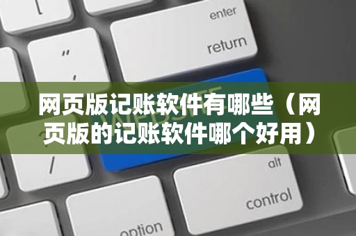 网页版记账软件有哪些（网页版的记账软件哪个好用）