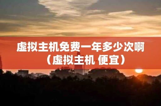 虚拟主机免费一年多少次啊（虚拟主机 便宜）